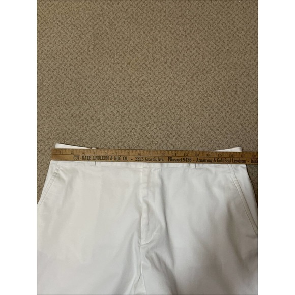 RALPH LAUREN SPORT Women’s 14 White Shorts Cotton Elastane - Picture 4 of 6